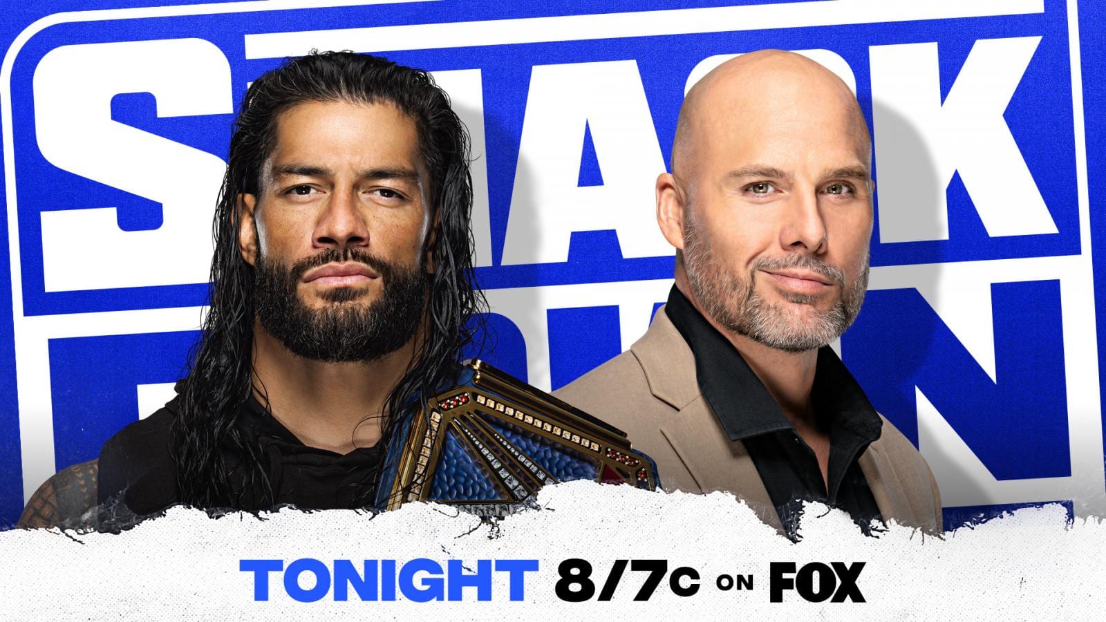 Roman Reigns Adam Pearce WWE SmackDown Graphic January 2021