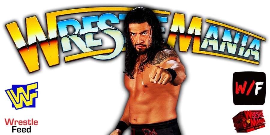 Roman Reigns WrestleMania 37 WrestleFeed App