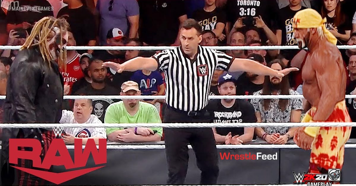 The Fiend Bray Wyatt vs Hulk Hogan WWE RAW WrestleFeed App
