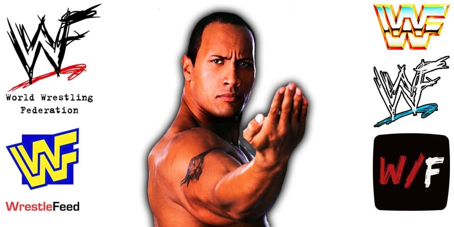 The Rock Dwayne Johnson World Wrestling Federation WWF WWE