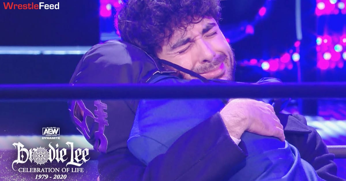 Tony Khan Hugged Brodie Lee Jr. After AEW Dynamite WWF Old School