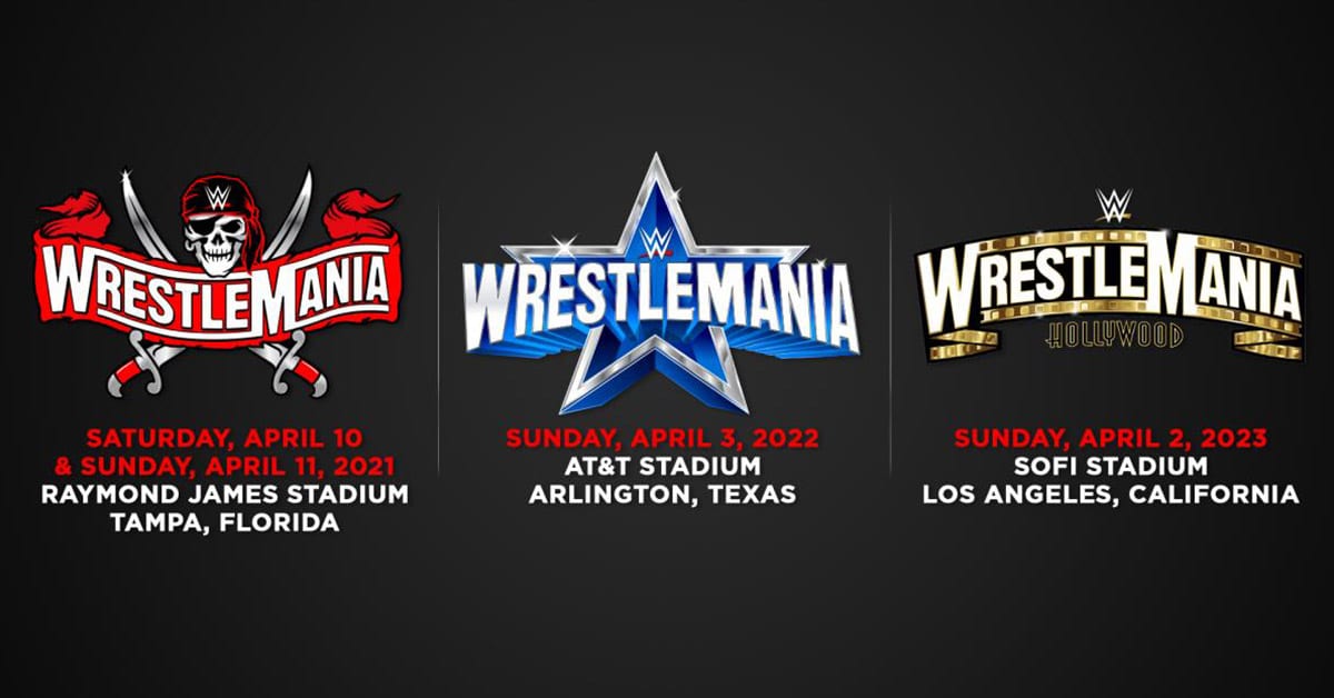 WrestleMania 37 38 39 Schedule