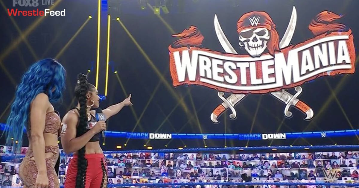 Bianca Belair chooses to face Sasha Banks for the SmackDown Women's Championship at WrestleMania 37 WrestleFeed App