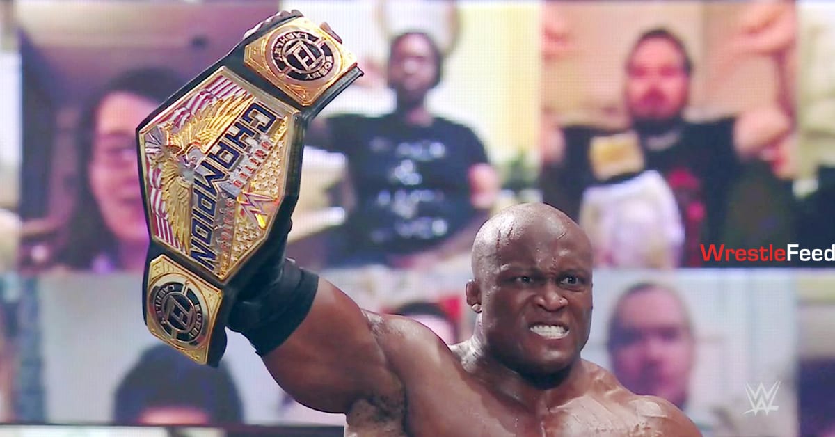 Bobby Lashley Angry Look United States Champion WrestleFeed App
