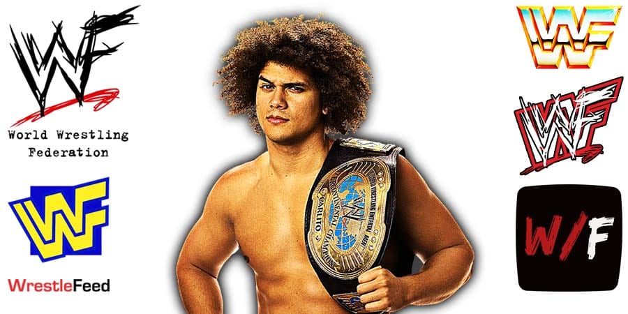 Carlito WWE Intercontinental Champion Article Pic 1 WrestleFeed App