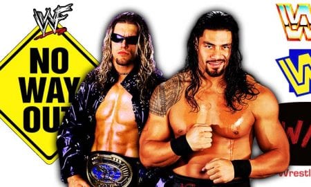 Edge Spears Roman Reigns At Elimination Chamber 2021 No Way Out WrestleFeed App
