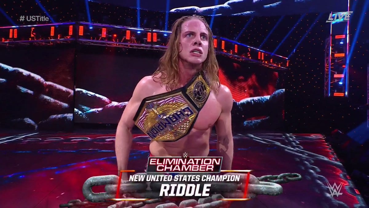 Riddle Wins United States Championship At WWE Elimination Chamber 2021