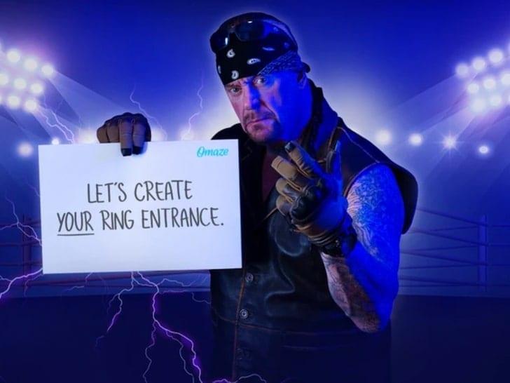 The Undertaker Let's Create Your Ring Entrance Omaze