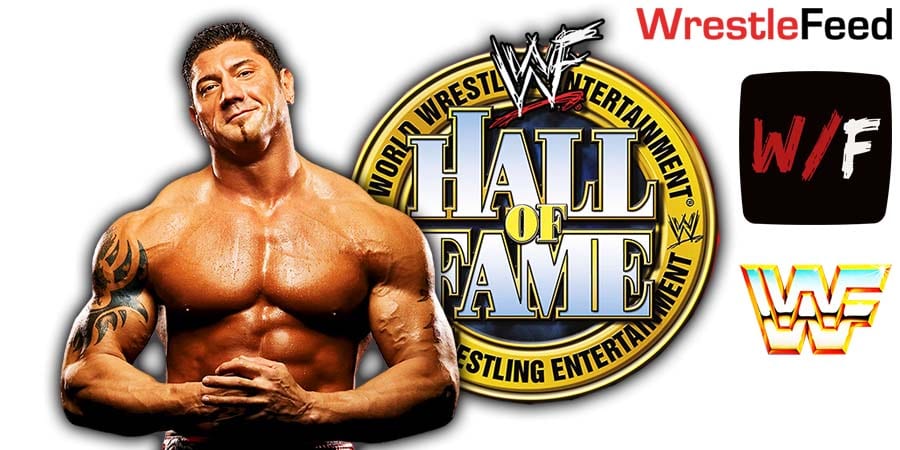 Batista WWE Hall Of Fame Inductee WrestleFeed App