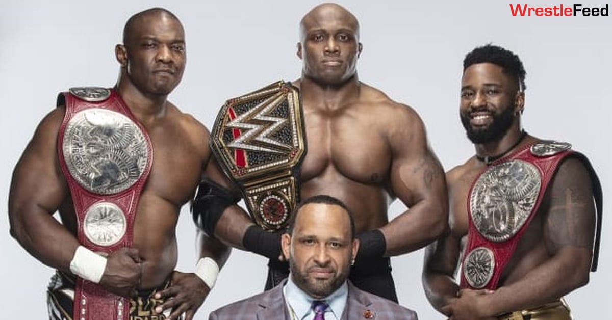 Bobby Lashley WWE Champion Shelton Benjamin Cedric Alexander RAW Tag Team Champions MVP Hurt Business WrestleFeed App