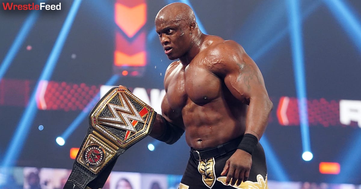 Bobby Lashley as the WWE World Heavyweight Champion WrestleFeed App