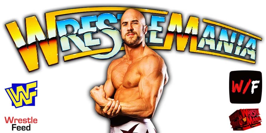 Cesaro WrestleMania 37 WrestleFeed App