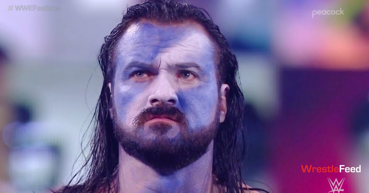 Drew McIntyre Braveheart Face Paint WWE Fastlane 2021 WrestleFeed App