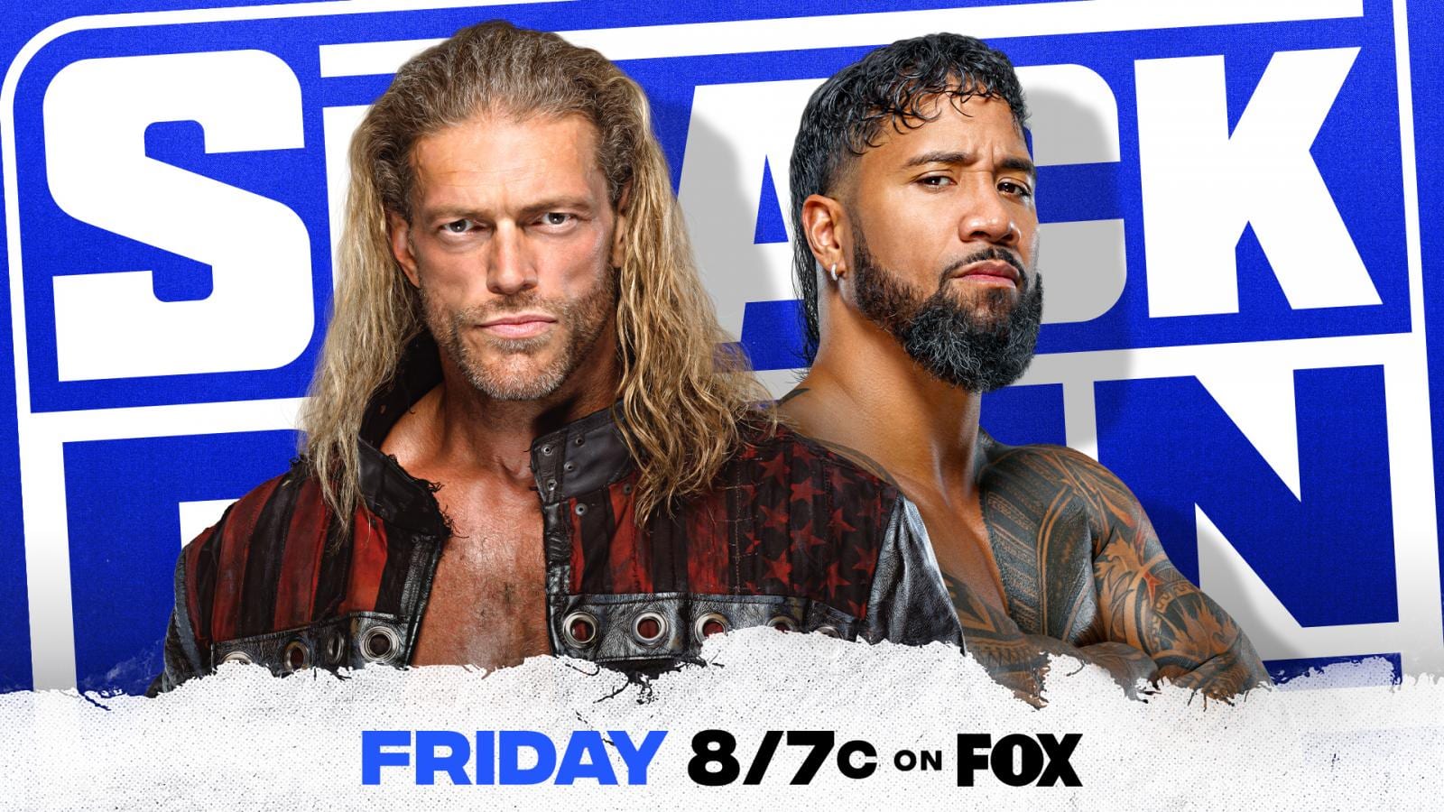 Edge vs Jey Uso SmackDown Graphic