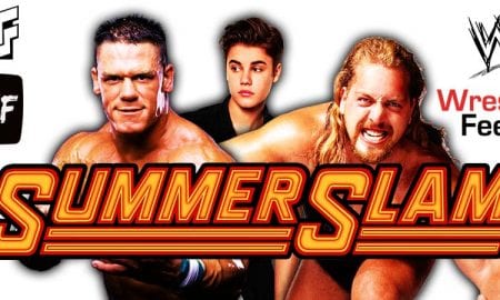 John Cena Justin Bieber Big Show Paul Wight WWE SummerSlam Match WrestleFeed App