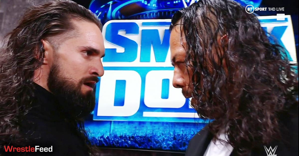 Seth Rollins Face To Face Shinsuke Nakamura WWE SmackDown WrestleFeed App