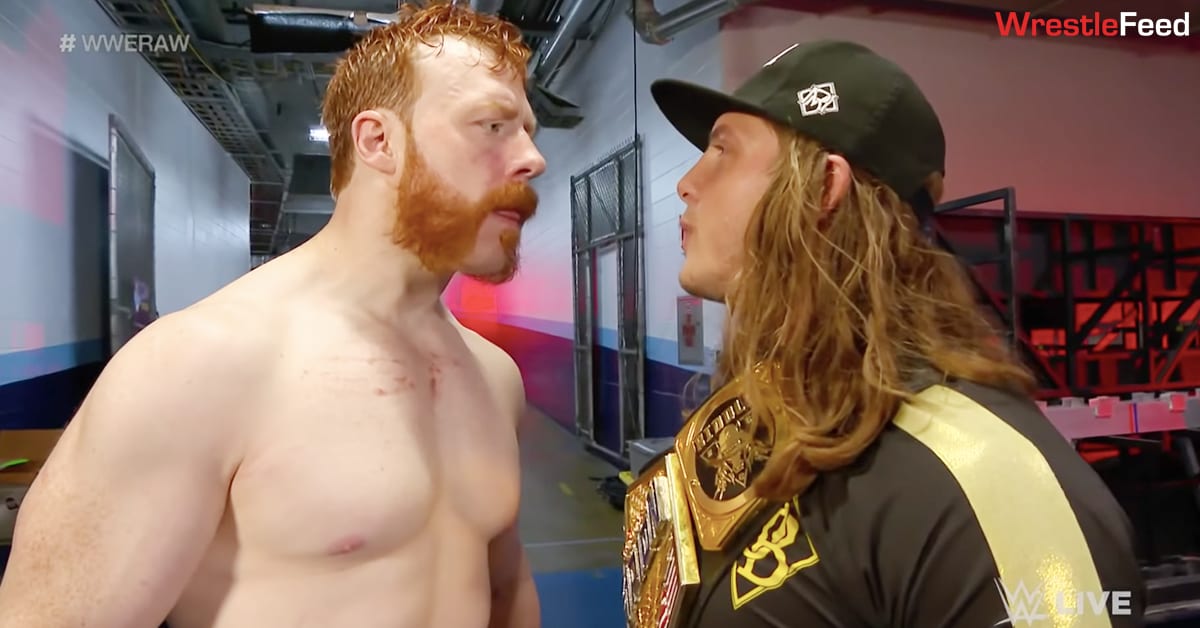 Sheamus United States Champion Riddle Backstage On RAW March 2021 WrestleFeed App