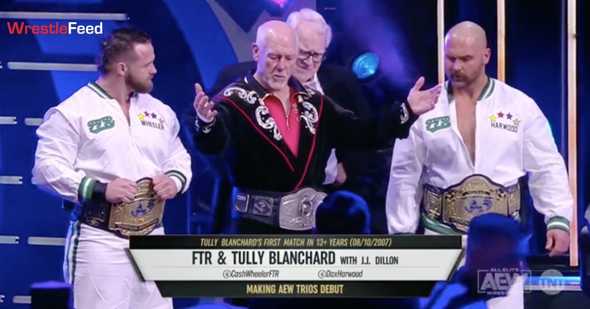 Tully Blanchard FTR JJ Dillon AEW Dynamite WrestleFeed App