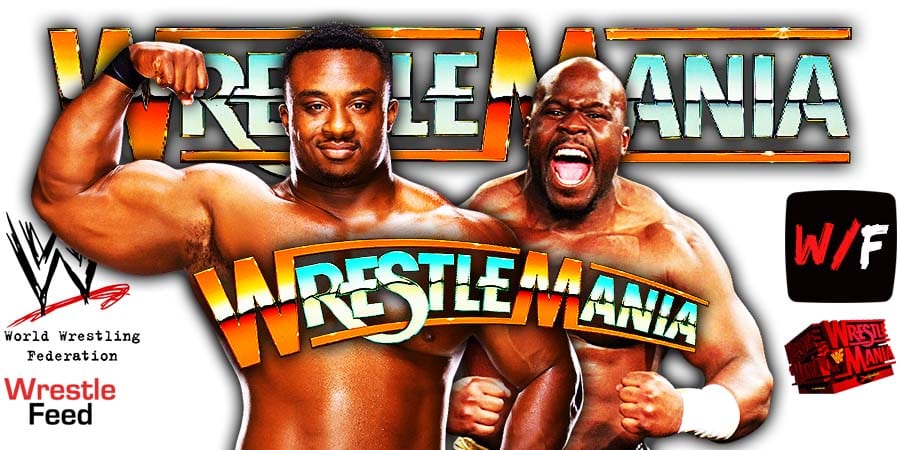 Big E vs Apollo Crews WrestleMania 37 WrestleFeed App