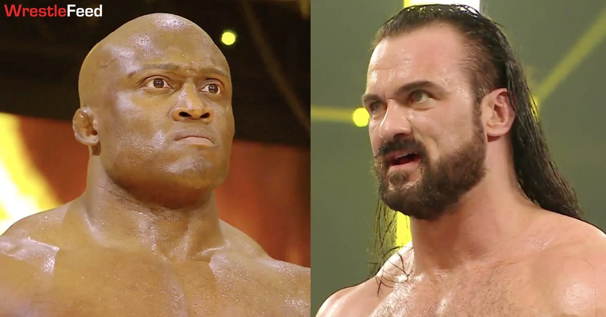 Bobby Lashley Drew McIntyre Staredown Final RAW Before WrestleMania 37 WrestleFeed App