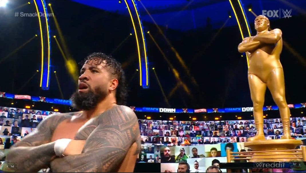 Jey Uso Wins 7th Annual Andre The Giant Memorial Battle Royal On SmackDown Before WrestleMania 37