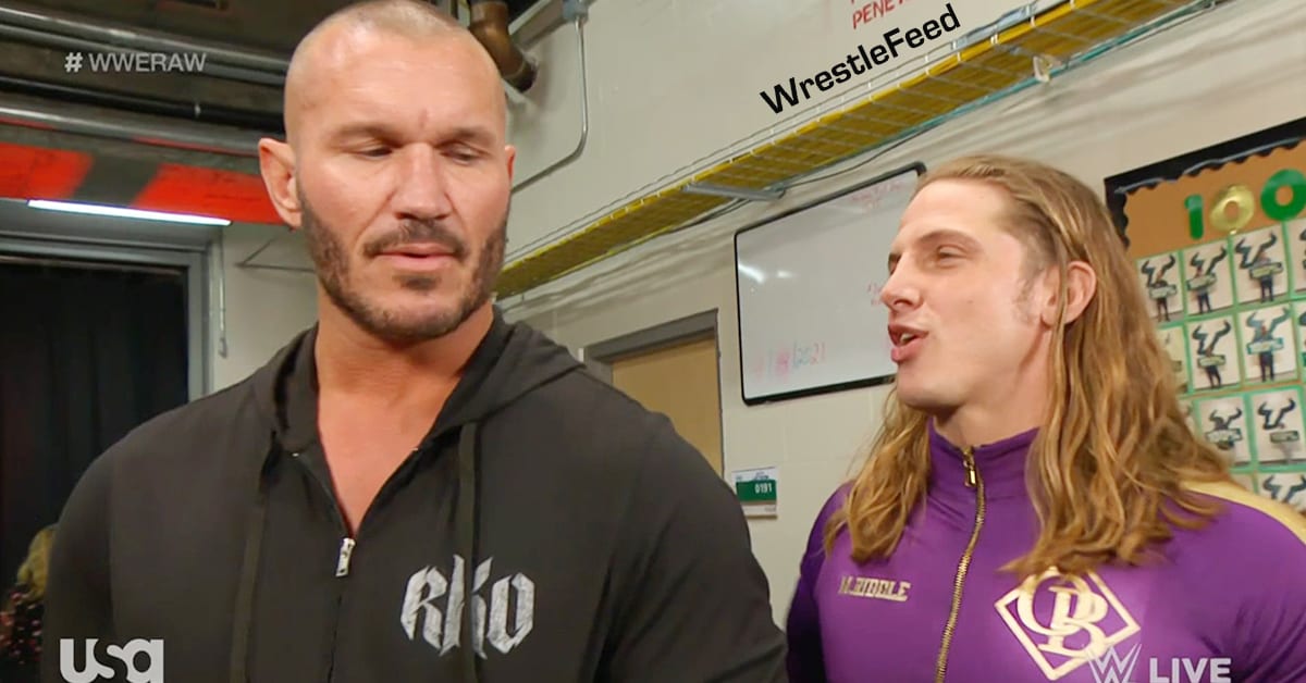Randy Orton Matt Riddle Backstage On WWE RAW April 2021 WrestleFeed App