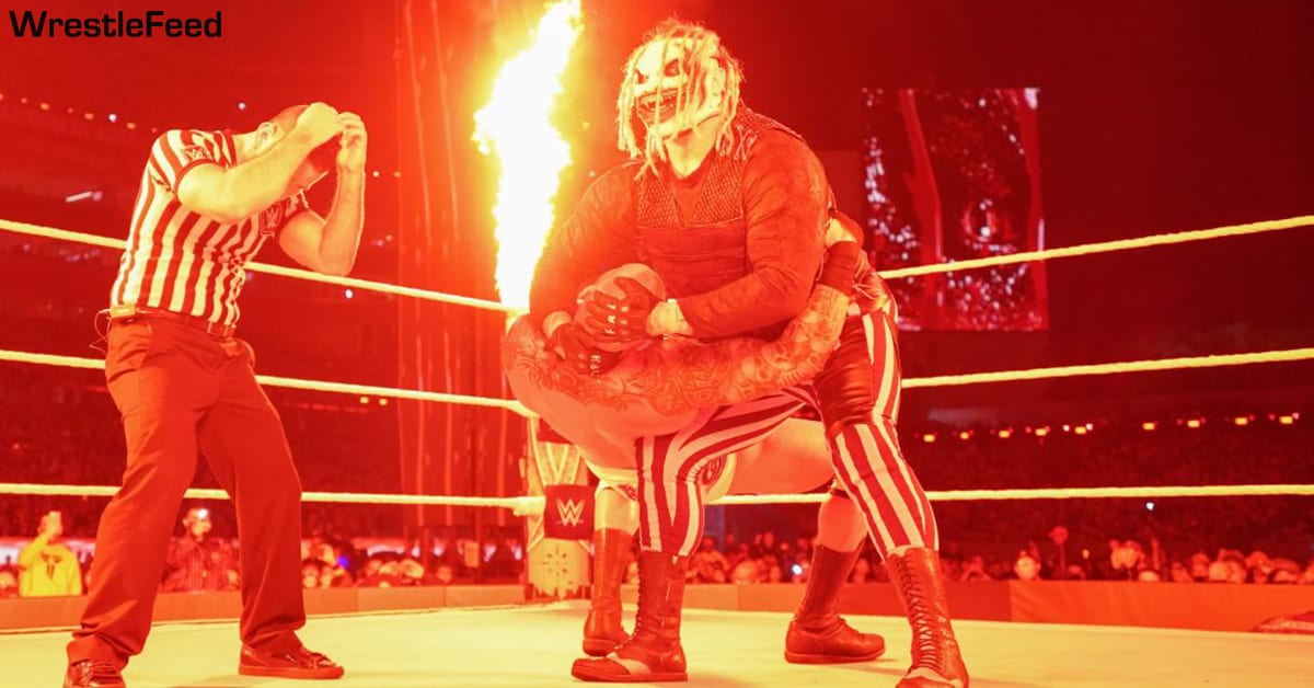 The Fiend Bray Wyatt Randy Orton Fire WrestleMania 37 WrestleFeed App