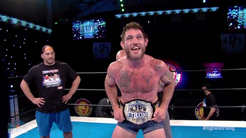 Tom Lawlor becomes the first-ever NJPW Strong Openweight Champion