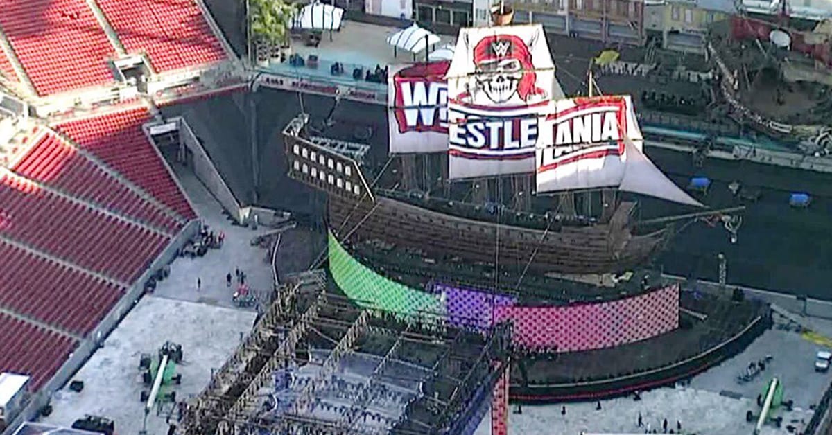 WrestleMania 37 Set Finished Look