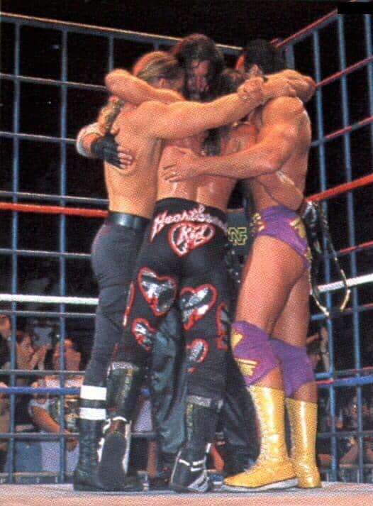 Curtain Call Incident WWF Kliq Hug 1996