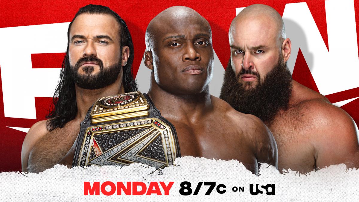 Drew McIntyre WWE Champion Bobby Lashley Braun Strowman