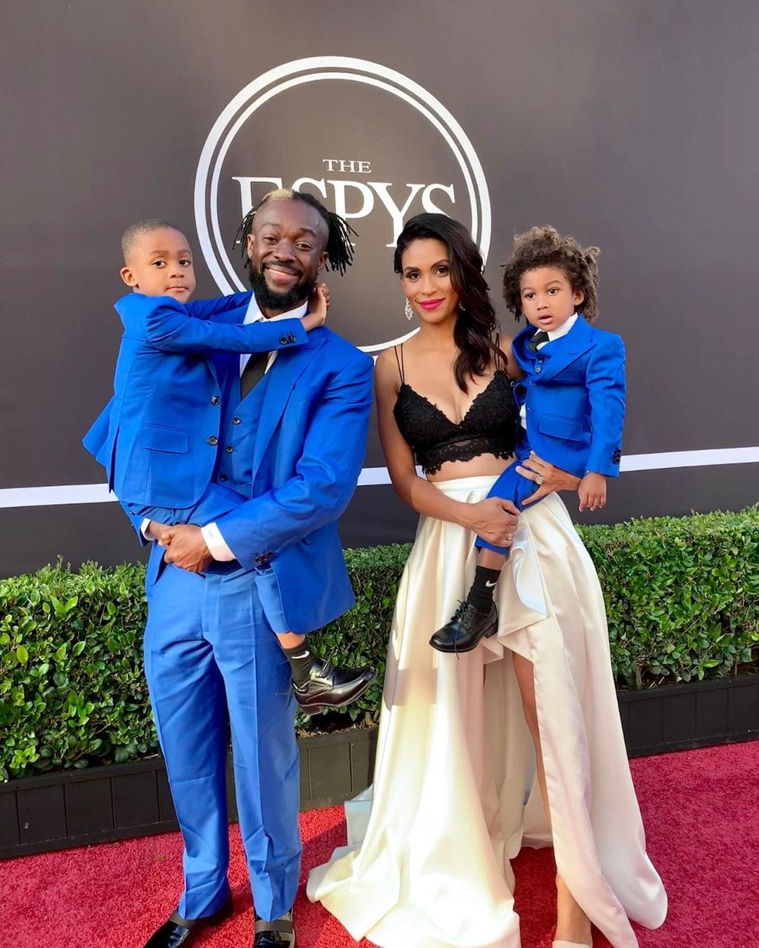 Kofi Kingston Family Wife & Sons