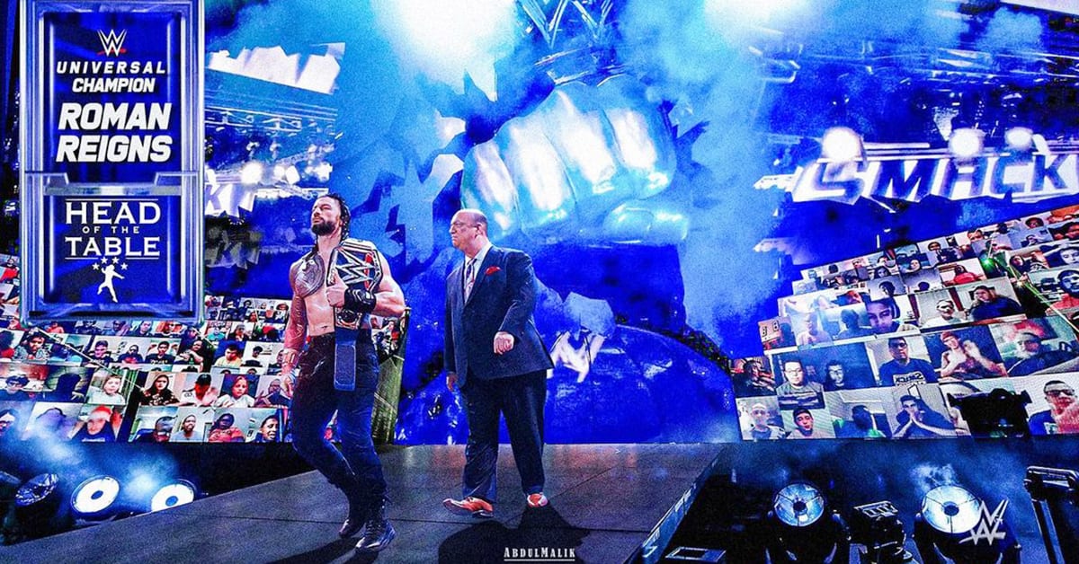 Roman Reigns Paul Heyman SmackDown Fist Set