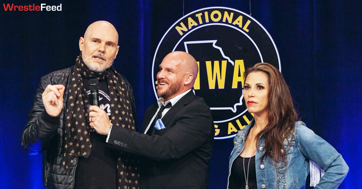 Billy Corgan Mickie James NWA Powerrr WrestleFeed App