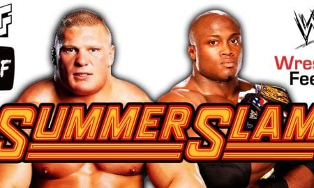 Brock Lesnar vs Bobby Lashley WWE SummerSlam 2021 PPV WrestleFeed App