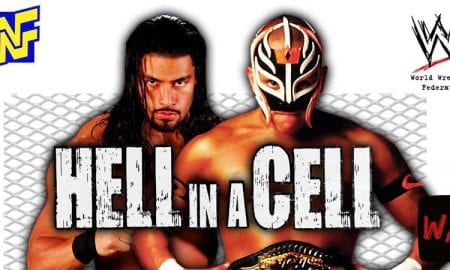 Roman Reigns vs Rey Mysterio Hell In A Cell Match WrestleFeed App