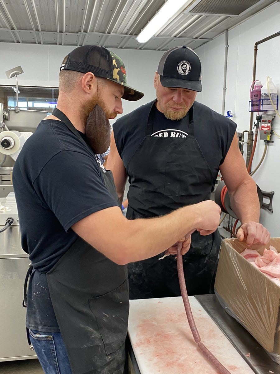 Brock Lesnar Cutting Meat July 2021 - 6