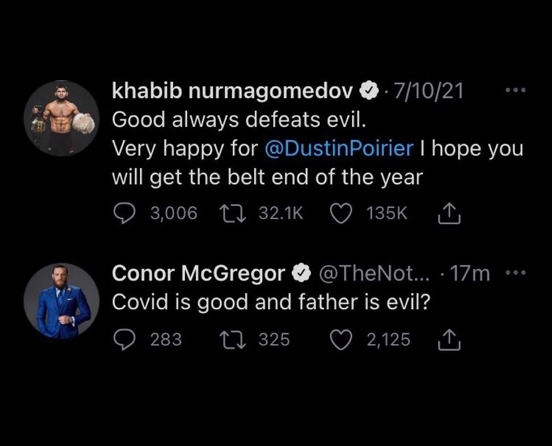 Conor McGregor Makes A Disrespectful Comment Towards Khabib Nurmagomedov's Late Father