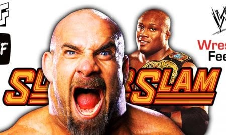 Goldberg vs Bobby Lashley WWE Championship Match SummerSlam 2021 PPV WrestleFeed App