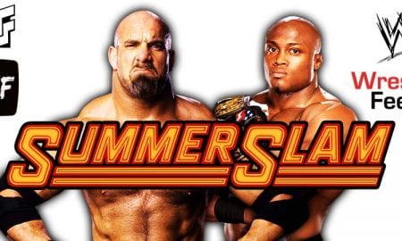 Goldberg vs Bobby Lashley WWE SummerSlam 2021 PPV WrestleFeed App