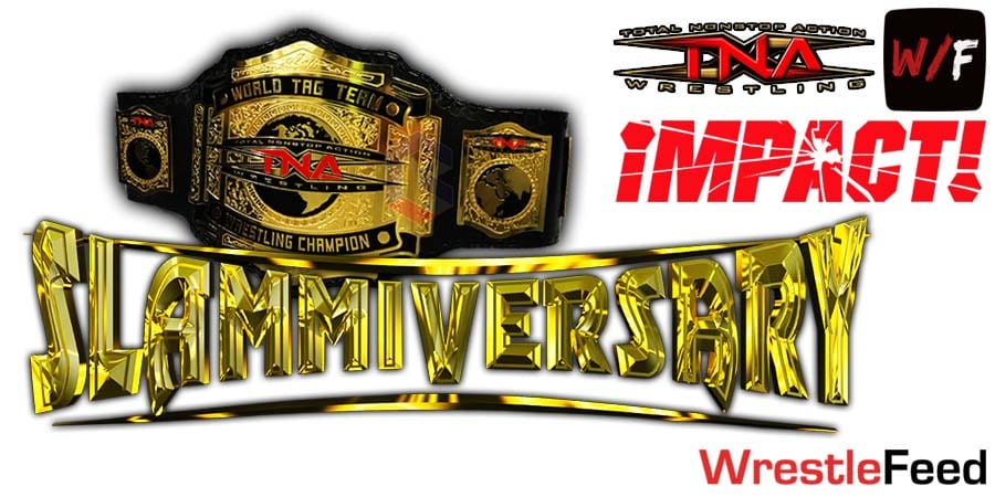 Impact Wrestling World Tag Team Title Match Slammiversary WrestleFeed App