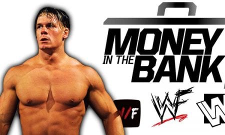 John Cena WWE Comeback Money In The Bank 2021 WrestleFeed App