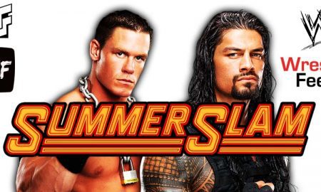 John Cena vs Roman Reigns WWE SummerSlam PPV 2021 Title Match WrestleFeed App