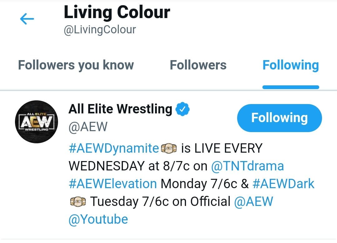 Living Colour CM Punk Theme Song Cult Of Personality Following AEW On Twitter