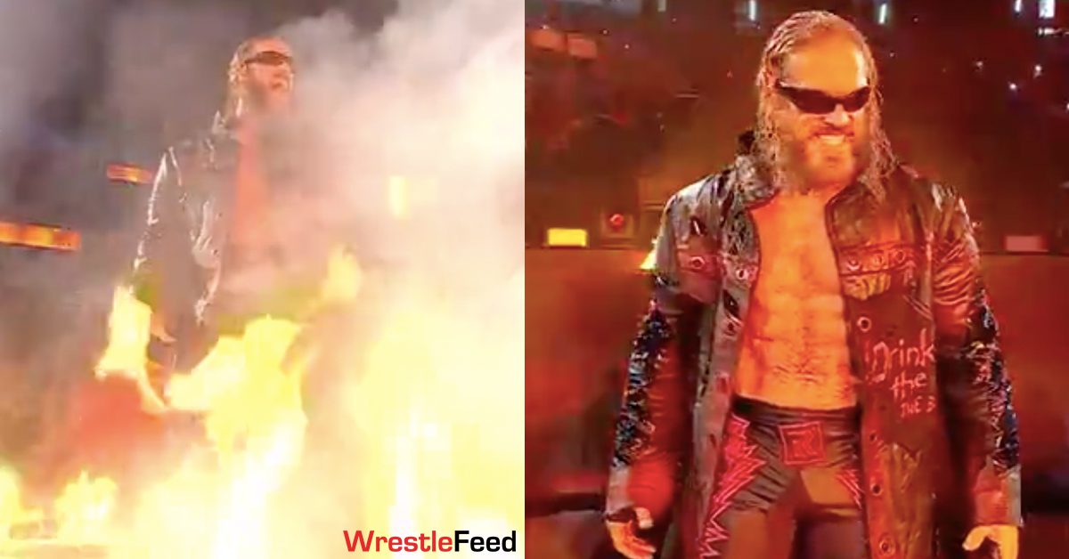 Edge Brood Fire Entrance Look WWE SummerSlam 2021 WrestleFeed App