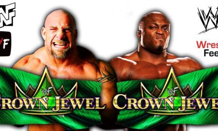 Goldberg vs Bobby Lashely Crown Jewel 2021 WrestleFeed App