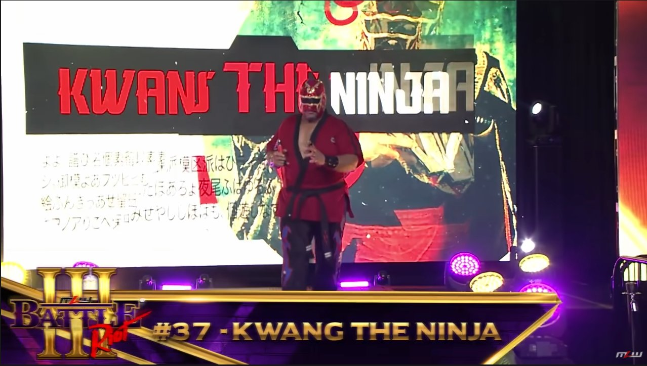 Kwang The Ninja MLW Battle Riot III