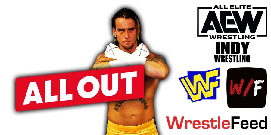 CM Punk All Out PPV 2021 WrestleFeed App