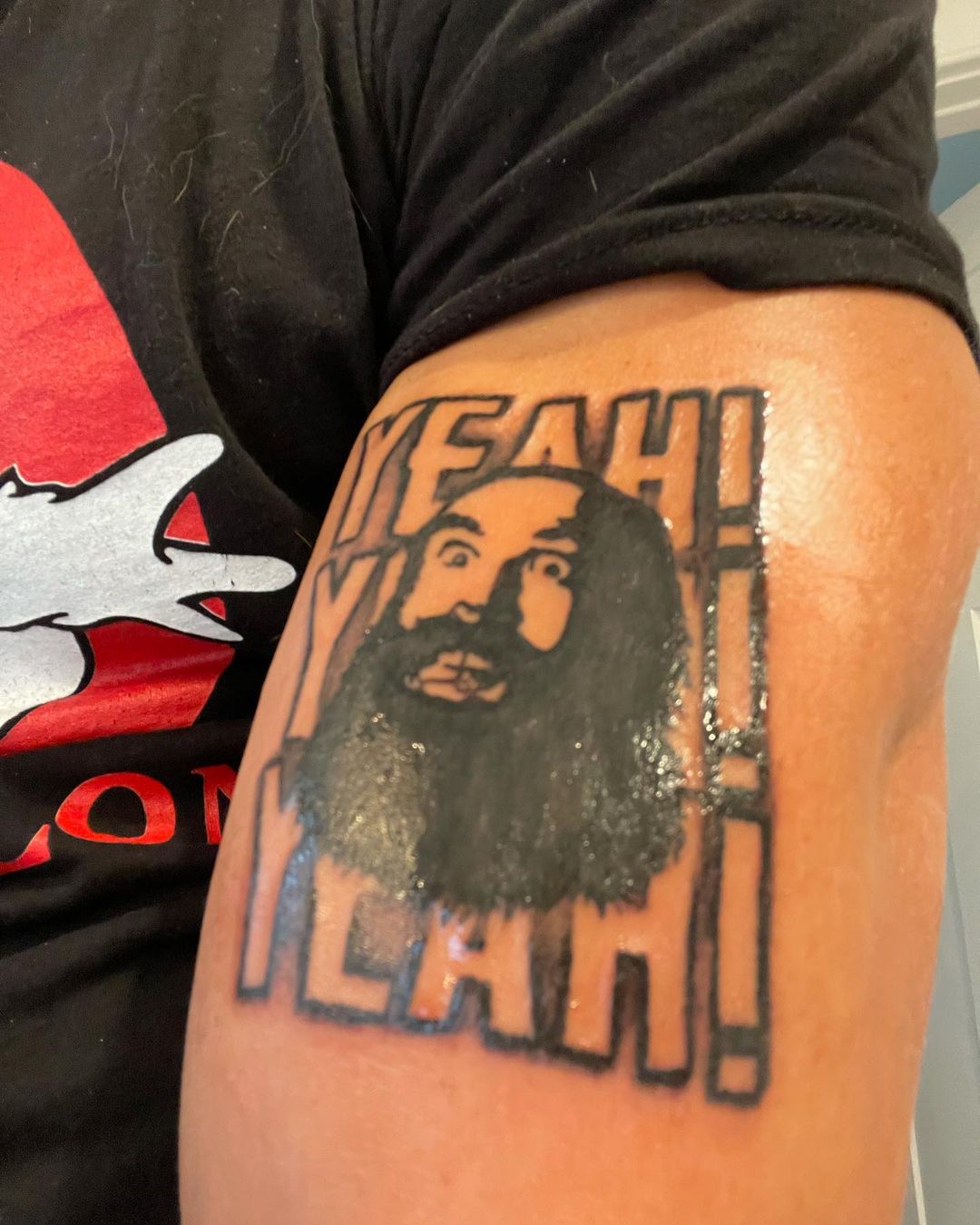 Former WWE Wrestler Gets A Brodie Lee Tattoo WWF Old School