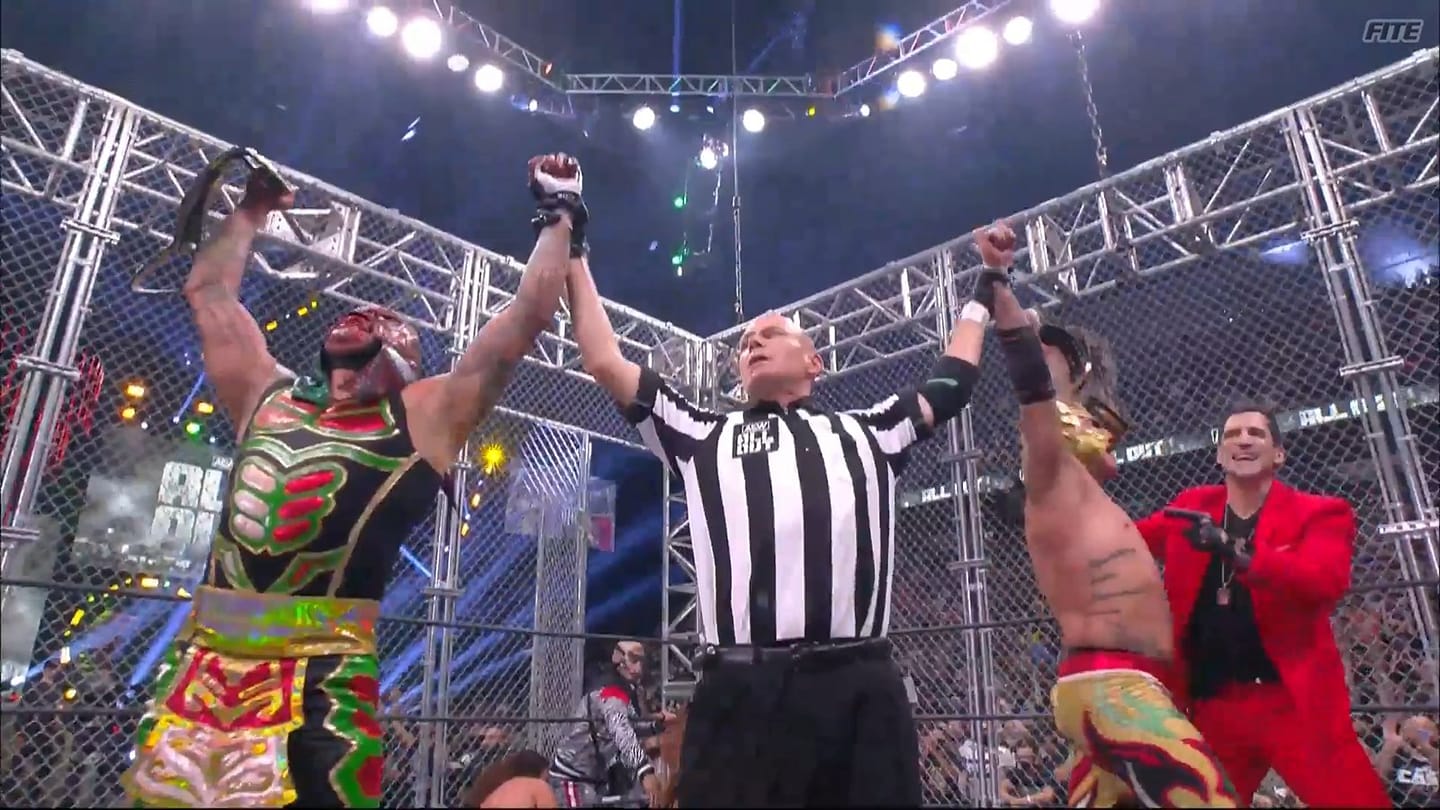 Lucha Bros Win AEW World Tag Team Championship All Out 2021